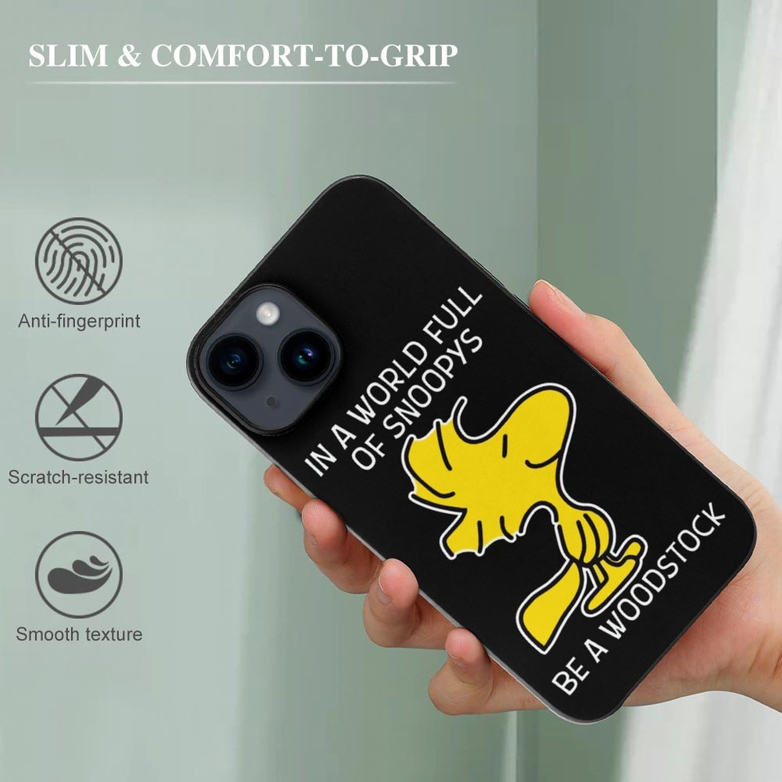 Amazon.co.jp: スヌーピー ウッドストック iPhone 14 用 ケース